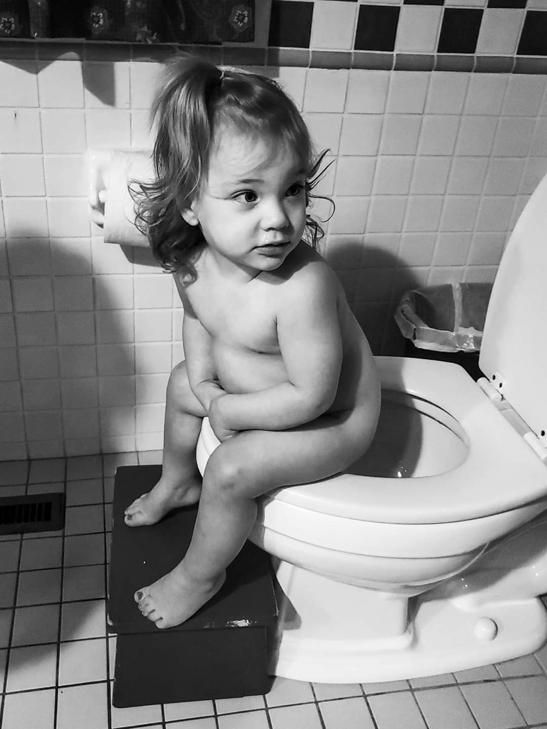 little girl toilet training